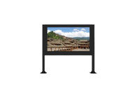 98 بوصة مقاوم للماء Sun Readable 4K TV Kiosk IP65 4000 Nits الإعلان في الهواء الطلق شاشة الطوطم LCD عرض رقمي لافتات