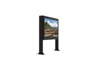 98 بوصة مقاوم للماء Sun Readable 4K TV Kiosk IP65 4000 Nits الإعلان في الهواء الطلق شاشة الطوطم LCD عرض رقمي لافتات