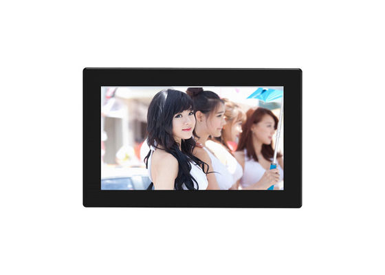 إطار صور رقمي بشاشة LCD مقاس 9 بوصة باللون الأسود