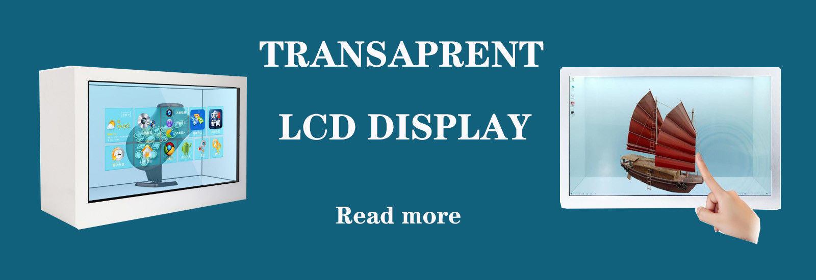 جودة شاشة LCD شفافة مصنع