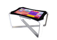 طاولة تعمل باللمس Wifi android system LCD table kiosk التفاعلي متعدد أعلى طاولة القهوة الذكية التي تعمل باللمس لمعلومات لعبة الأطفال