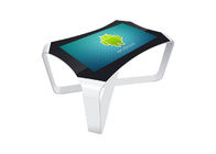 طاولة تعمل باللمس Wifi android system LCD table kiosk التفاعلي متعدد أعلى طاولة القهوة الذكية التي تعمل باللمس لمعلومات لعبة الأطفال