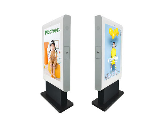 Kiosk Digital Signage Outdoor Digital Advertising Screen Signage Display شاشة عرض LCD رأسية خارجية