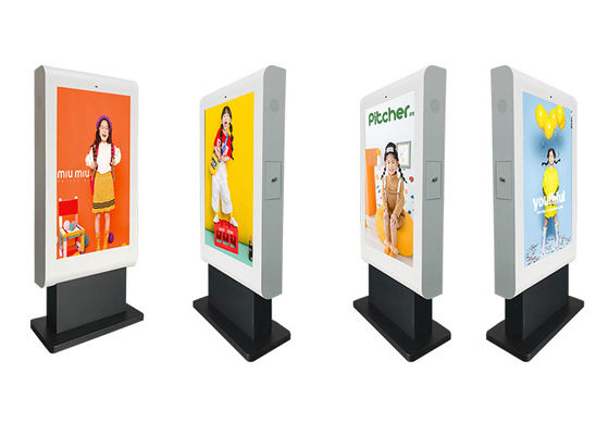 Kiosk Digital Signage Outdoor Digital Advertising Screen Signage Display شاشة عرض LCD رأسية خارجية