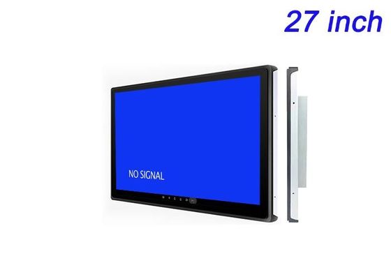 شاشة مدمجة 27 بوصة للإعلانات الرقمية، العمليات اللوجستية، شاشات النقل العام، ولوحات العرض