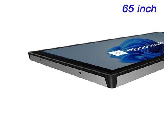 شاشة تعمل باللمس المدمجة لـ 65 بوصة من Windows لشبكات الإشارات الرقمية وتطبيقات غرفة التحكم والتجارب الغامرة والعروض التقديمية عالية التأثير