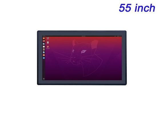 شاشة متضمنة لـ 55 بوصة من لينكس للمظاهر العامة ومحطات النقل وقاعات المعارض والبنية التحتية الذكية