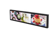 إطار ضيق مقاس 35.5 بوصة بشاشة عرض LCD فائقة العرض LCD مشغل فيديو إعلاني لمتجر التجزئة